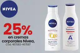 Coto Nivea en cremas corporales oferta