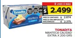 Carrefour Maxi Tonadita manteca calidad extra oferta
