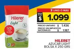 Carrefour Maxi Hileret azucar light bolsa oferta