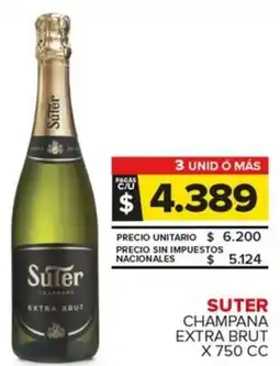 Carrefour Maxi Suter champana extra brut oferta