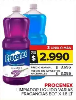 Carrefour Maxi Procenex limpiador liquido varias fragancias bot oferta