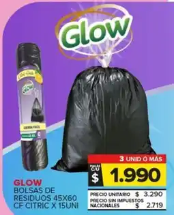 Carrefour Maxi Glow bolsas de residuos oferta