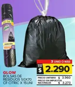 Carrefour Maxi Glow bolsas de residuos oferta