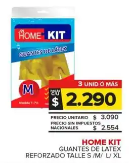 Carrefour Maxi Home kit guantes de latex reforzado oferta