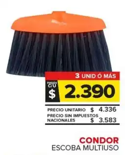 Carrefour Maxi Condor escoba multiuso oferta