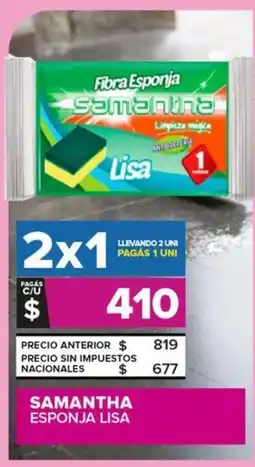 Carrefour Maxi Samantha esponja lisa oferta