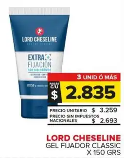 Carrefour Maxi Lord cheseline gel fijador classic oferta