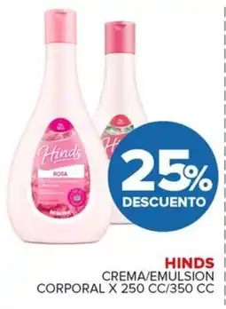 Carrefour Maxi Hinds crema/emulsion corporal oferta