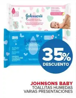 Carrefour Maxi Johnsons baby toallitas humedas varias presentaciones oferta