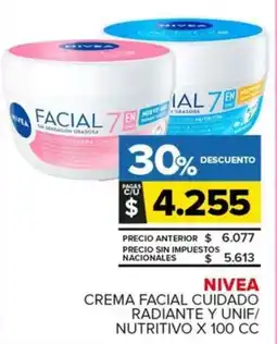 Carrefour Maxi Nivea crema facial cuidado radiante y unif/ nutritivo oferta