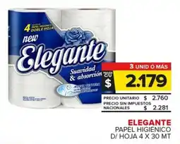 Carrefour Maxi Elegante papel higienico d/ hoja oferta