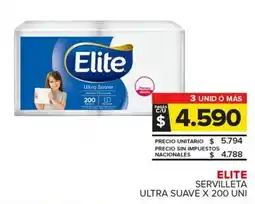 Carrefour Maxi Elite servilleta ultra suave oferta