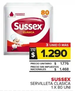 Carrefour Maxi Sussex servilleta clasica oferta