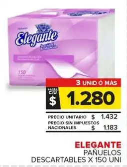 Carrefour Maxi Elegante pañuelos descartables oferta