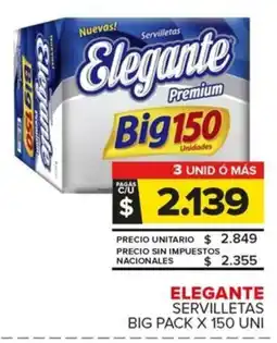 Carrefour Maxi Elegante servilletas big pack oferta