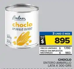 Carrefour Maxi Choclo entero amarillo lata oferta