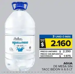 Carrefour Maxi Agua de mesa sin tacc bidon oferta