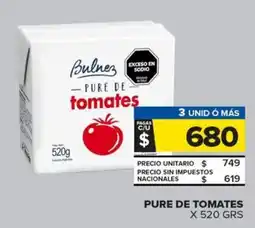 Carrefour Maxi Pure de tomates oferta