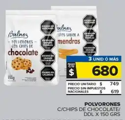 Carrefour Maxi Polvorones c/chips de chocolate/ ddl oferta