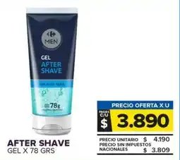 Carrefour Maxi After shave gel oferta