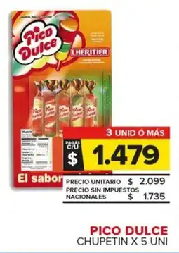 Carrefour Maxi Pico dulce chupetin oferta