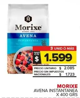 Carrefour Maxi Morixe avena instantanea oferta