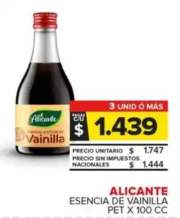 Carrefour Maxi Alicante esencia de vainilla pet oferta