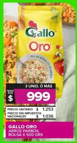 Carrefour Maxi Gallo oro arroz parboil bolsa oferta
