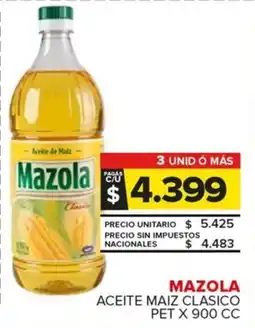Carrefour Maxi Mazola aceite maiz clasico pet oferta