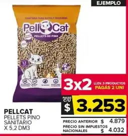 Carrefour Maxi Pellcat pellets pino sanitario oferta