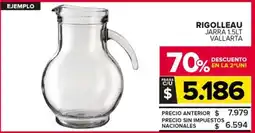 Carrefour Maxi Rigolleau jarra vallarta oferta