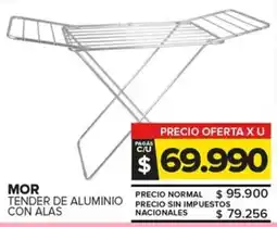 Carrefour Maxi Mor tender de aluminio con alas oferta