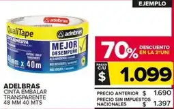Carrefour Maxi Adelbras cinta embalar transparente oferta