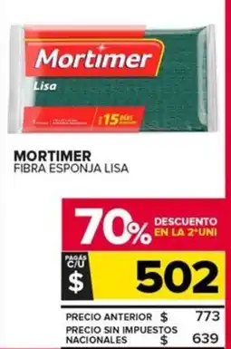 Carrefour Maxi Mortimer fibra esponja lisa oferta