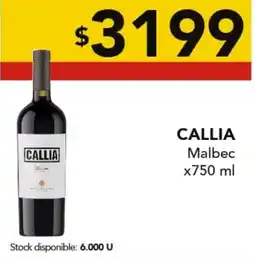 Nini Mayorista Callia malbec oferta