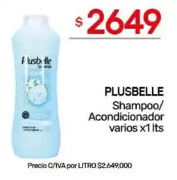 Nini Mayorista Plusbelle shampoo/acondicionador oferta