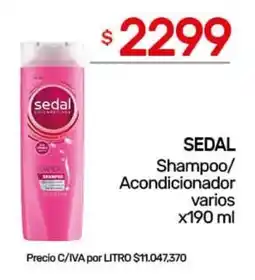 Nini Mayorista Sedal shampoo/acondicionador oferta