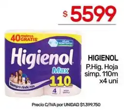 Nini Mayorista Higienol p.hig. hoja simp. oferta