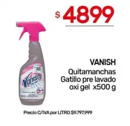 Nini Mayorista Vanish quitamanchas gatillo pre lavado oxi gel oferta