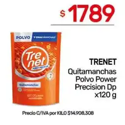 Nini Mayorista Trenet quitamanchas polvo power precision dp oferta