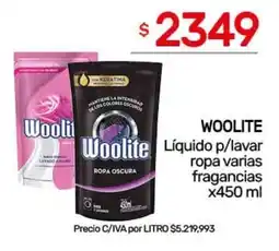 Nini Mayorista Woolite liquido p/lavar ropa varias fragancias oferta