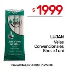 Nini Mayorista Lujan velas convencionales oferta