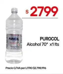 Nini Mayorista Purocol alcohol 70° oferta