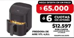 Supermayorista Vital Freidora de aire vtl oferta