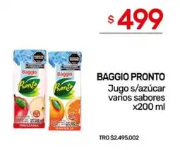 Nini Mayorista Baggio pronto jugo s/azúcar varios sabores oferta