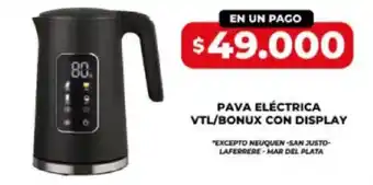 Pava eléctrica vtl/bonux con display