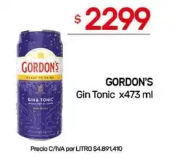 Nini Mayorista Gordon's gin tonic oferta