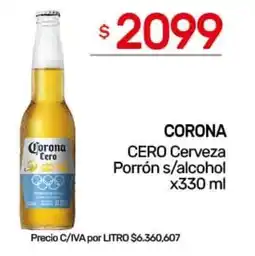 Nini Mayorista Cero cerveza porrón s/alcohol oferta