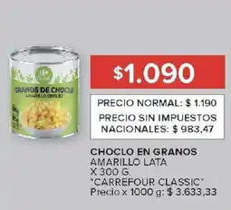 Carrefour Carrefour classic choclo en granos amarillo lata oferta