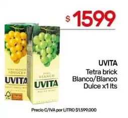Nini Mayorista Uvita tetra brick blanco/blanco dulce oferta